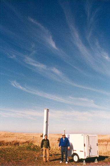 Tim Lim and Don Ferraro (both NCAR) at northern Binet site.jpg